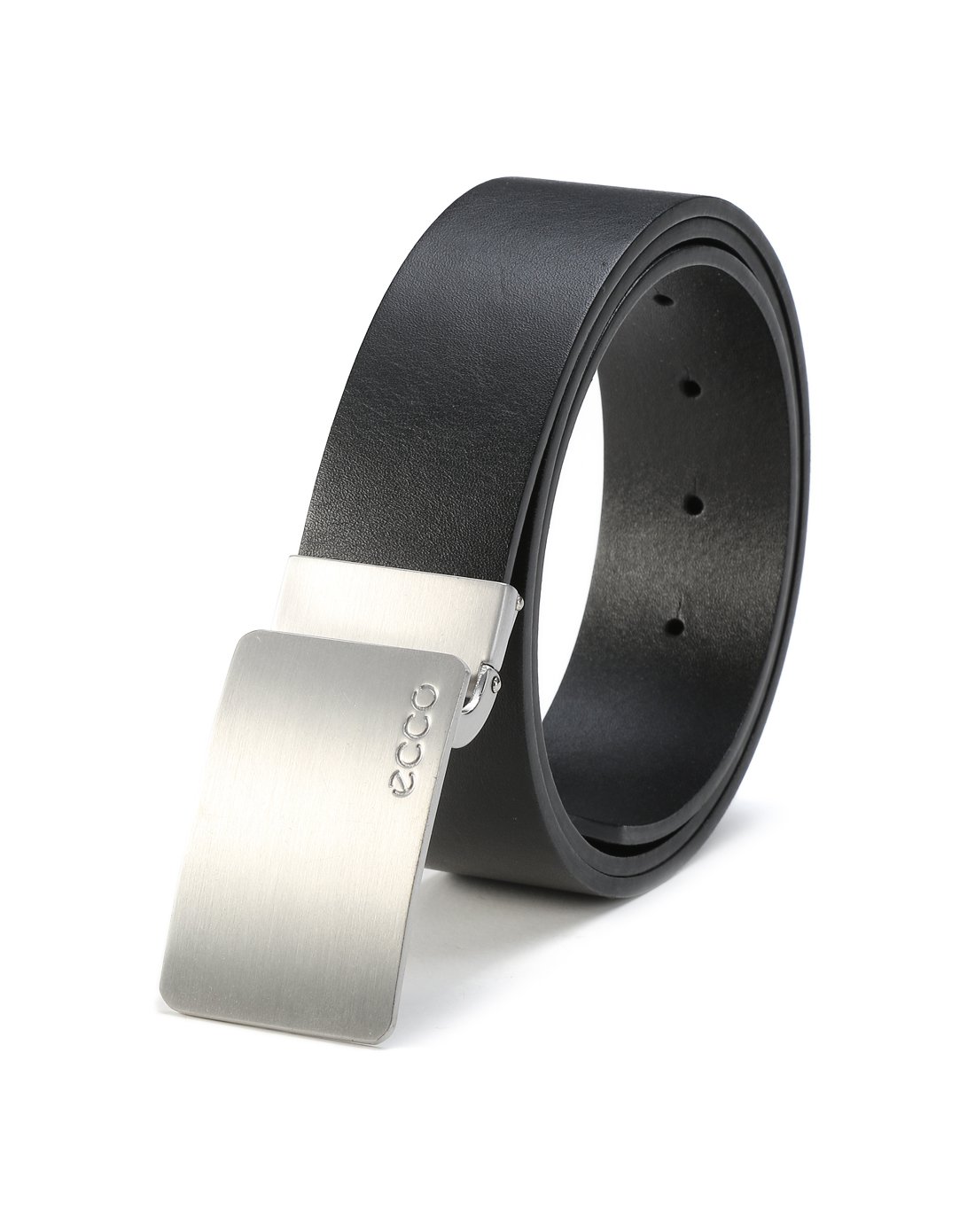 男款黑色板扣魅力个性商务皮带