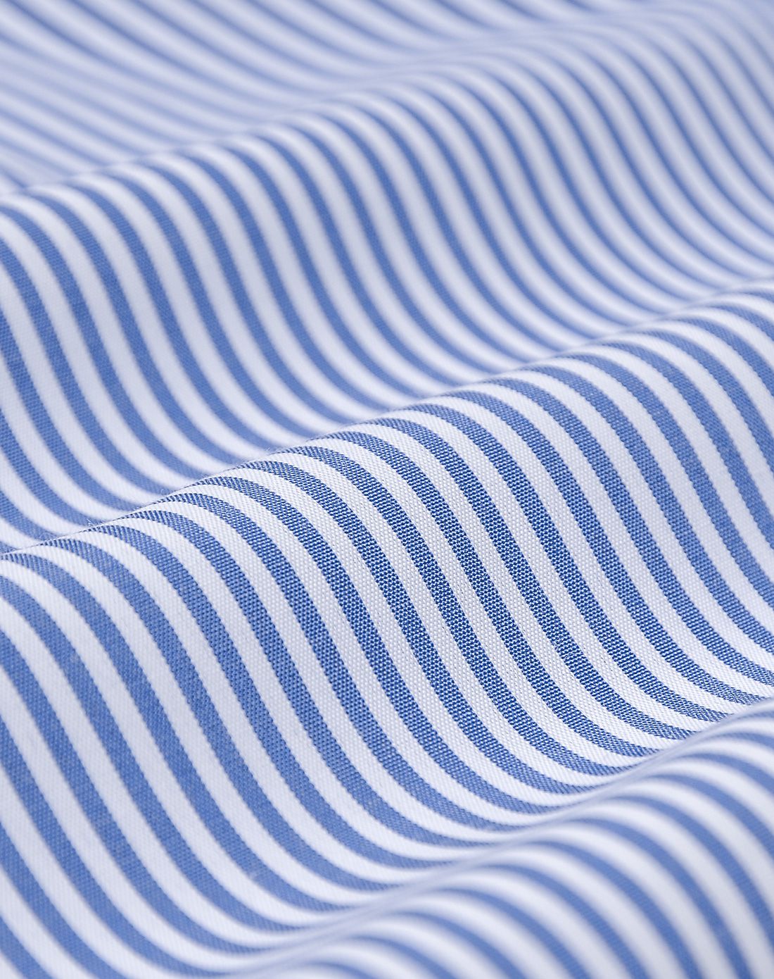 【宋佳明星同款】蓝白条七分袖衬衫