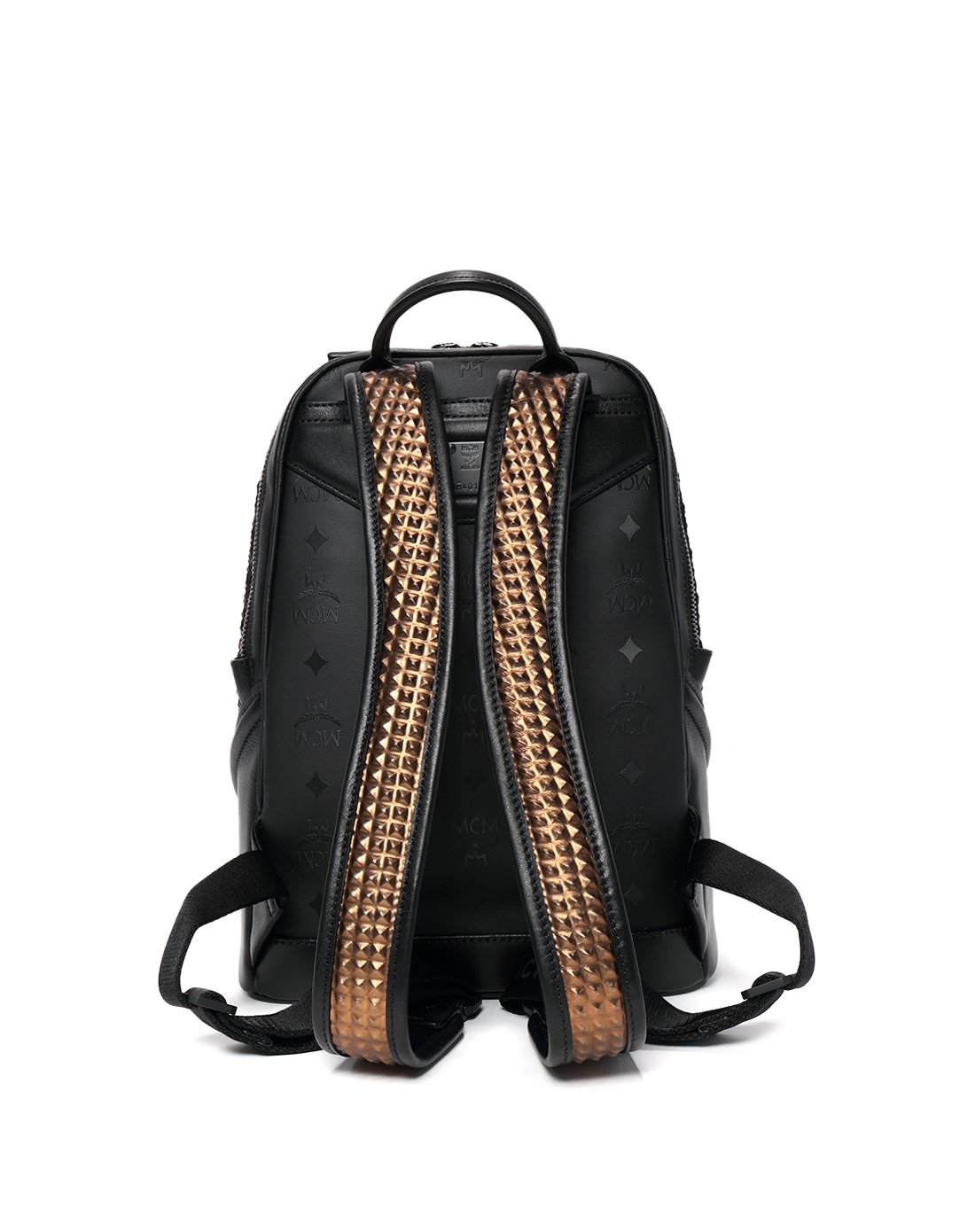 mcm男款立体面料双肩包