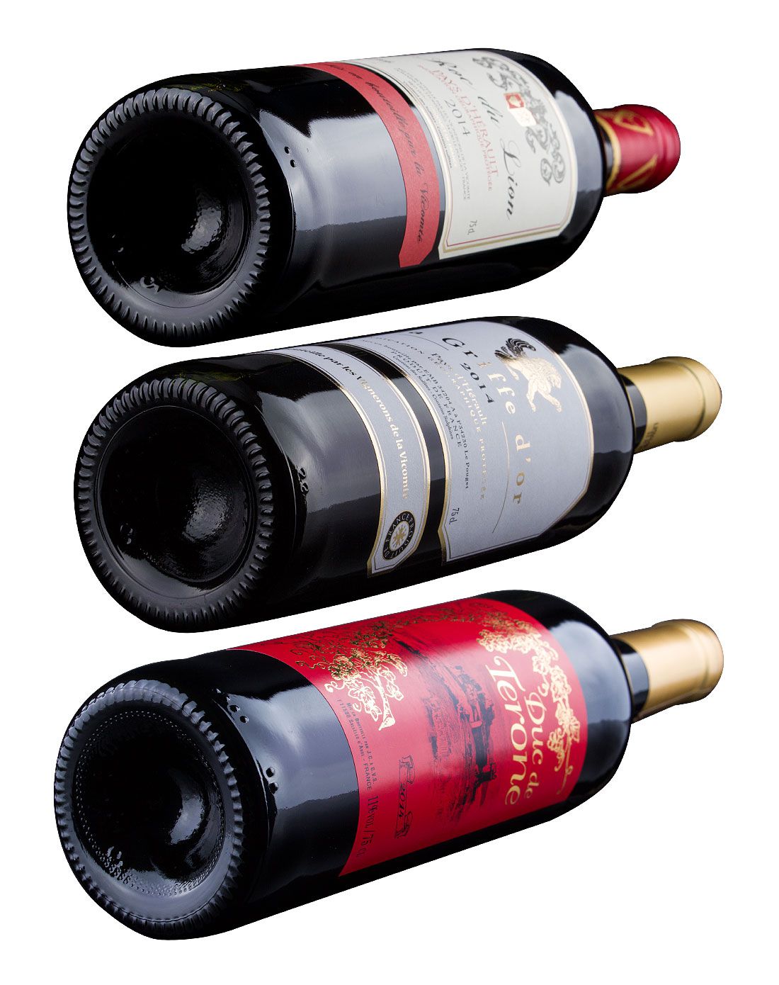 (自饮宴请)法国蒂隆公爵守护者十字狮王堡红葡萄酒(6支装)