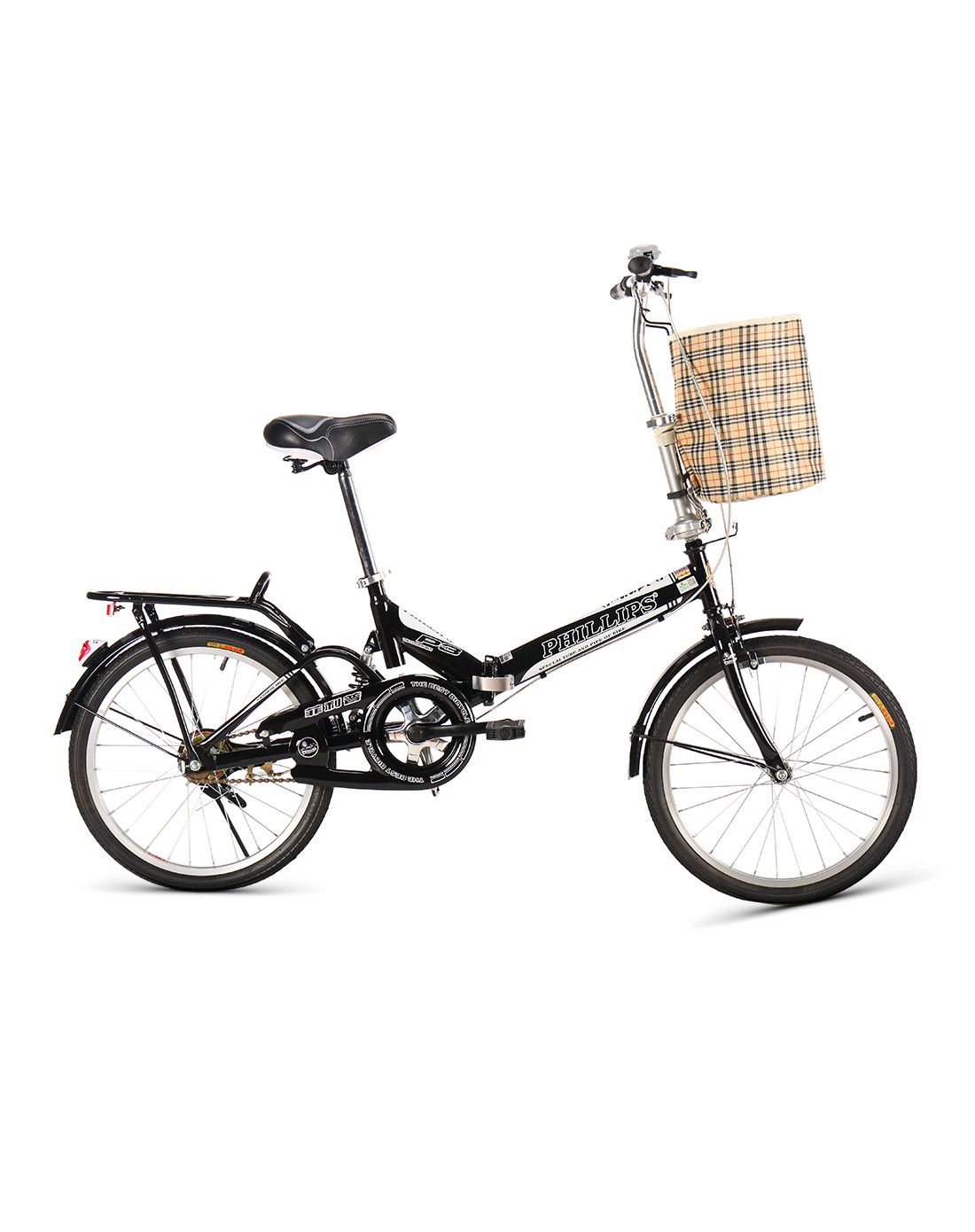 菲利普折叠车20寸后减震自行车城市代步通勤车成人女士轻便单车p3