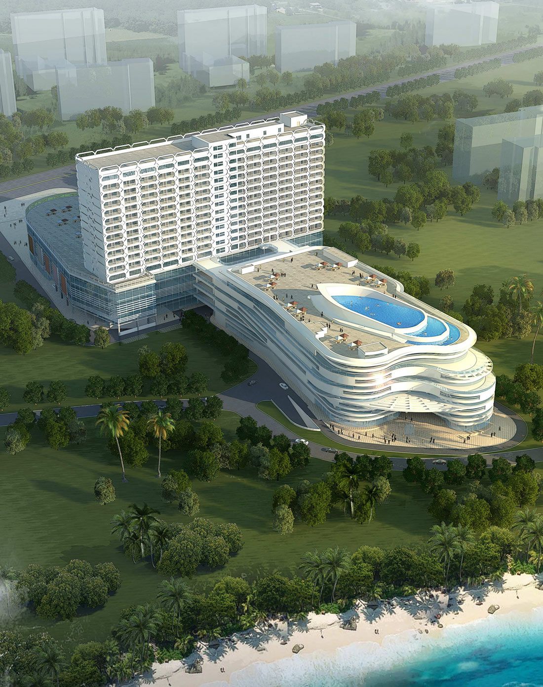 三亚哈曼度假酒店【高级海景房】2晚 接机 双早 免费网络 平周同价