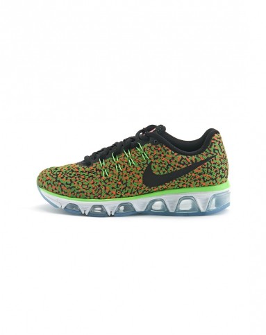 nike运动风尚女款绿色/橙色air max跑步鞋806804-308_唯品会