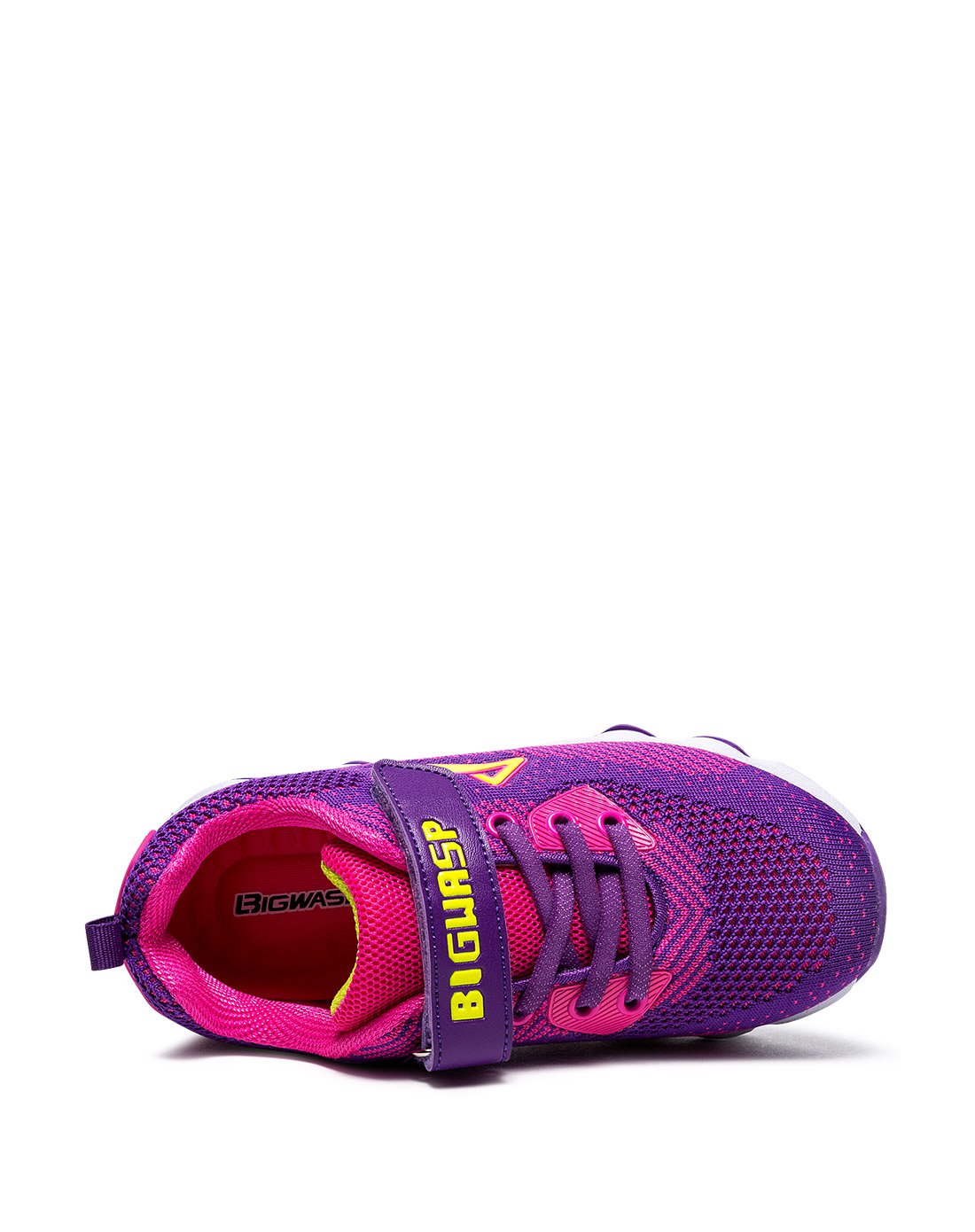 中大童透气舒适弹簧底运动鞋【31-37】紫玫红