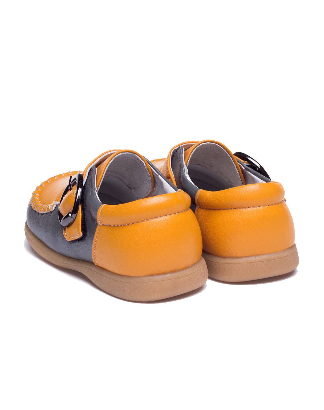 哆啦兔duolatu男女童鞋清仓专场男童灰色婴幼学步羊皮鞋d3532430703