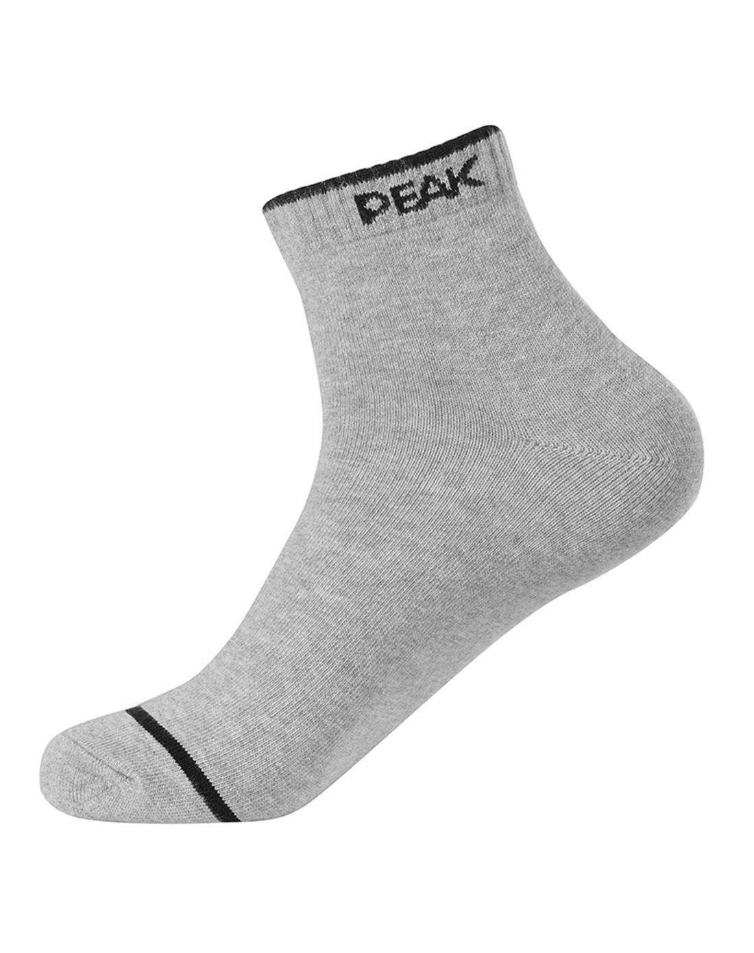 吸湿排汗 男款灰色运动袜子