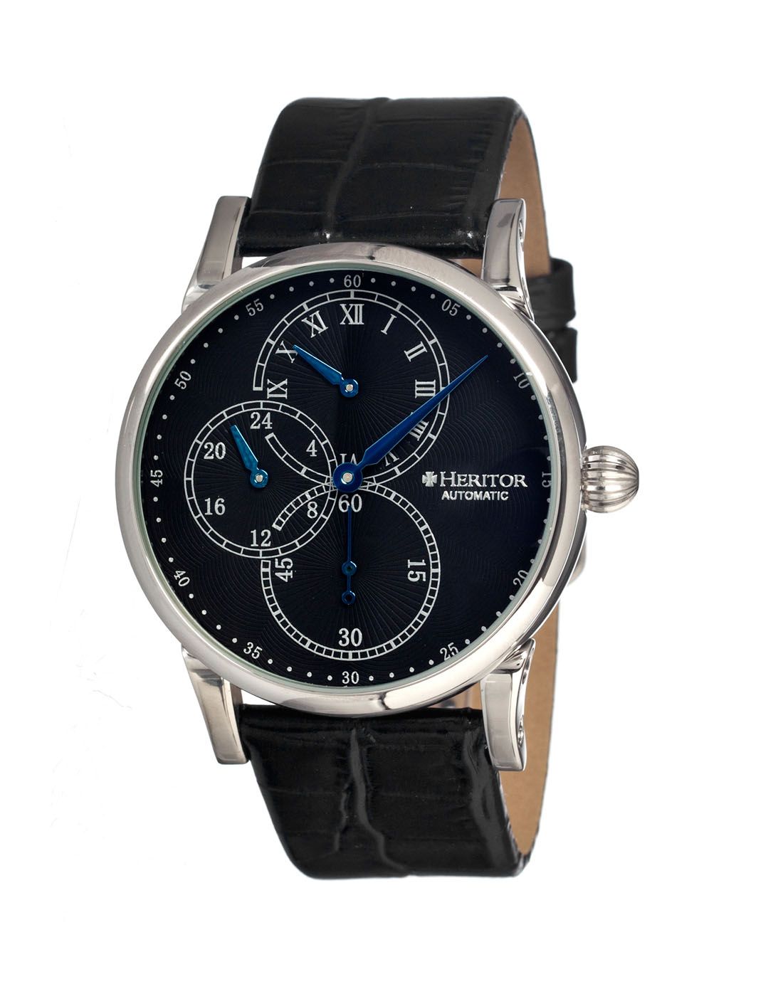 > heritor automatic男士皮制手表herhr1102