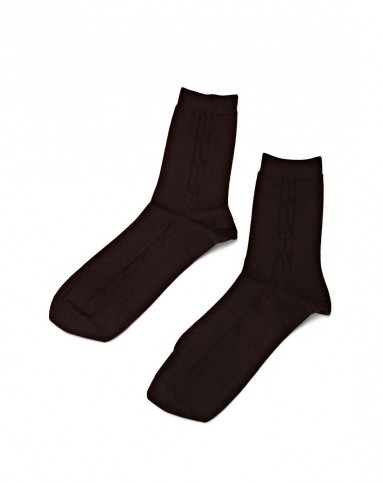 aimermen咖啡色舒适简单袜子