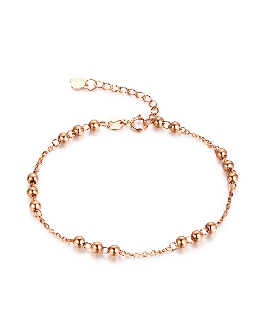 明牌珠宝专场明牌 18k金红色 圆珠 手链csk0008_唯品会