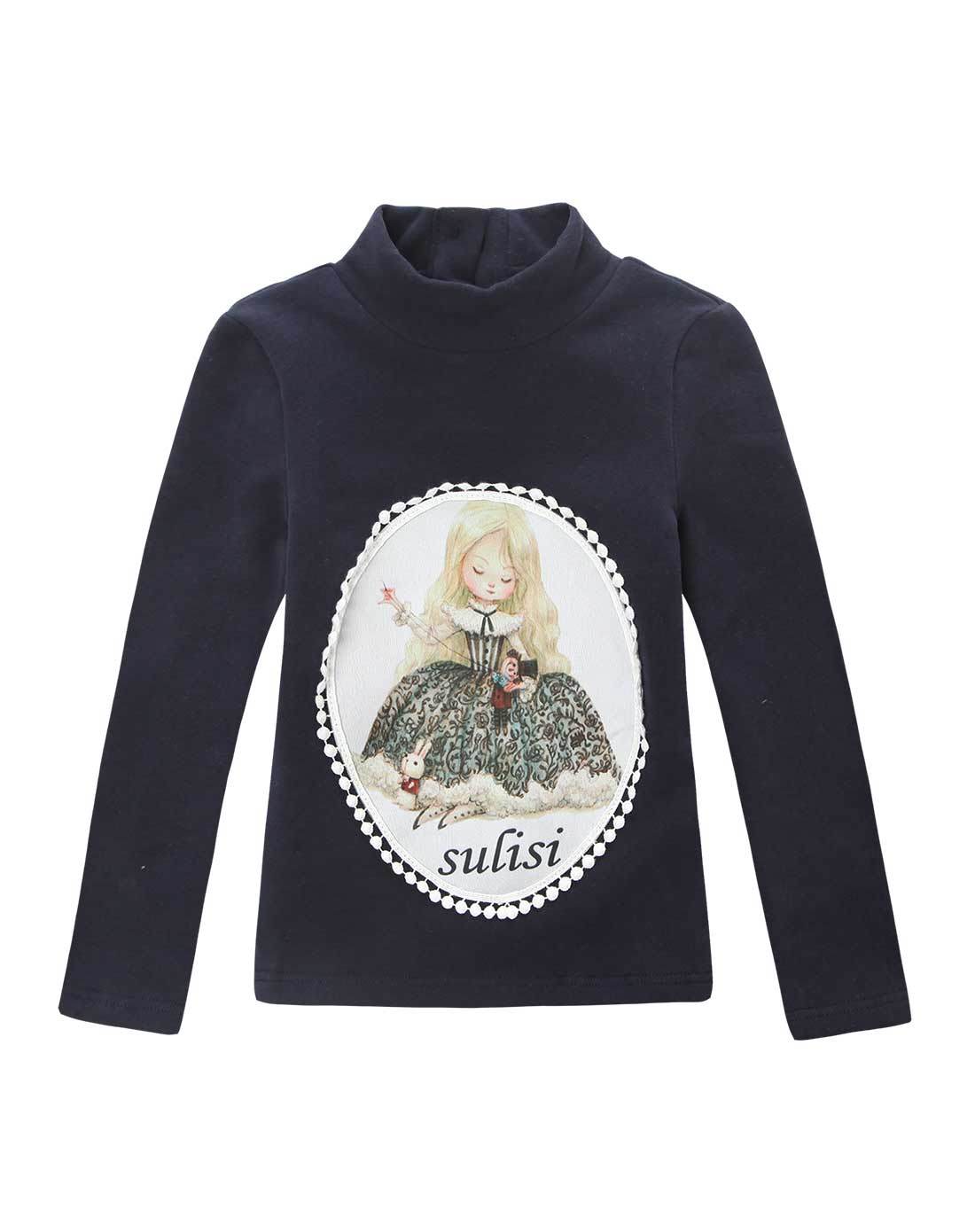 苏黎世家sulisi kids女童专场女童藏青打底衫scgt0114946_唯品会