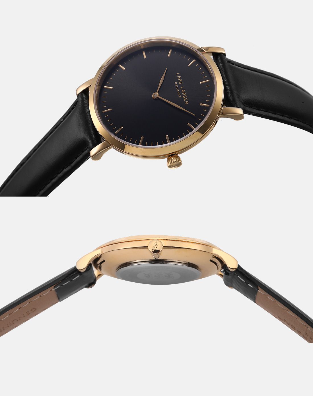 【丹麦原装进口】lars larsen蓝宝石简约女款石英表