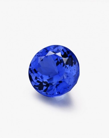 天然坦桑石蓝紫色裸石2.56克拉