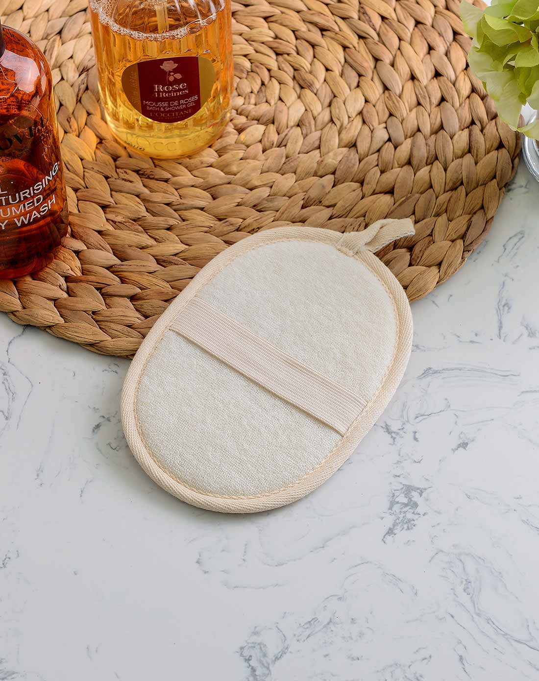 沐浴伴侣 圈麻沐浴擦片 3个装