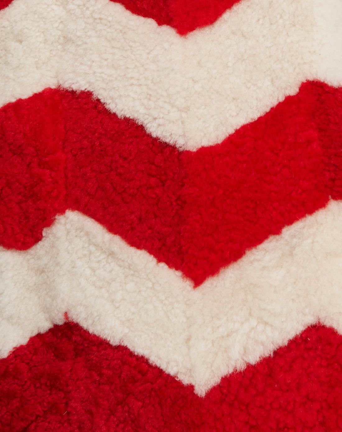 女款羊羔毛双色无领百搭短皮草外套