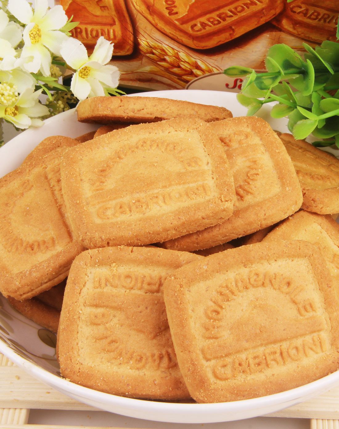 卡布莱妮方形原味曲奇饼干750g