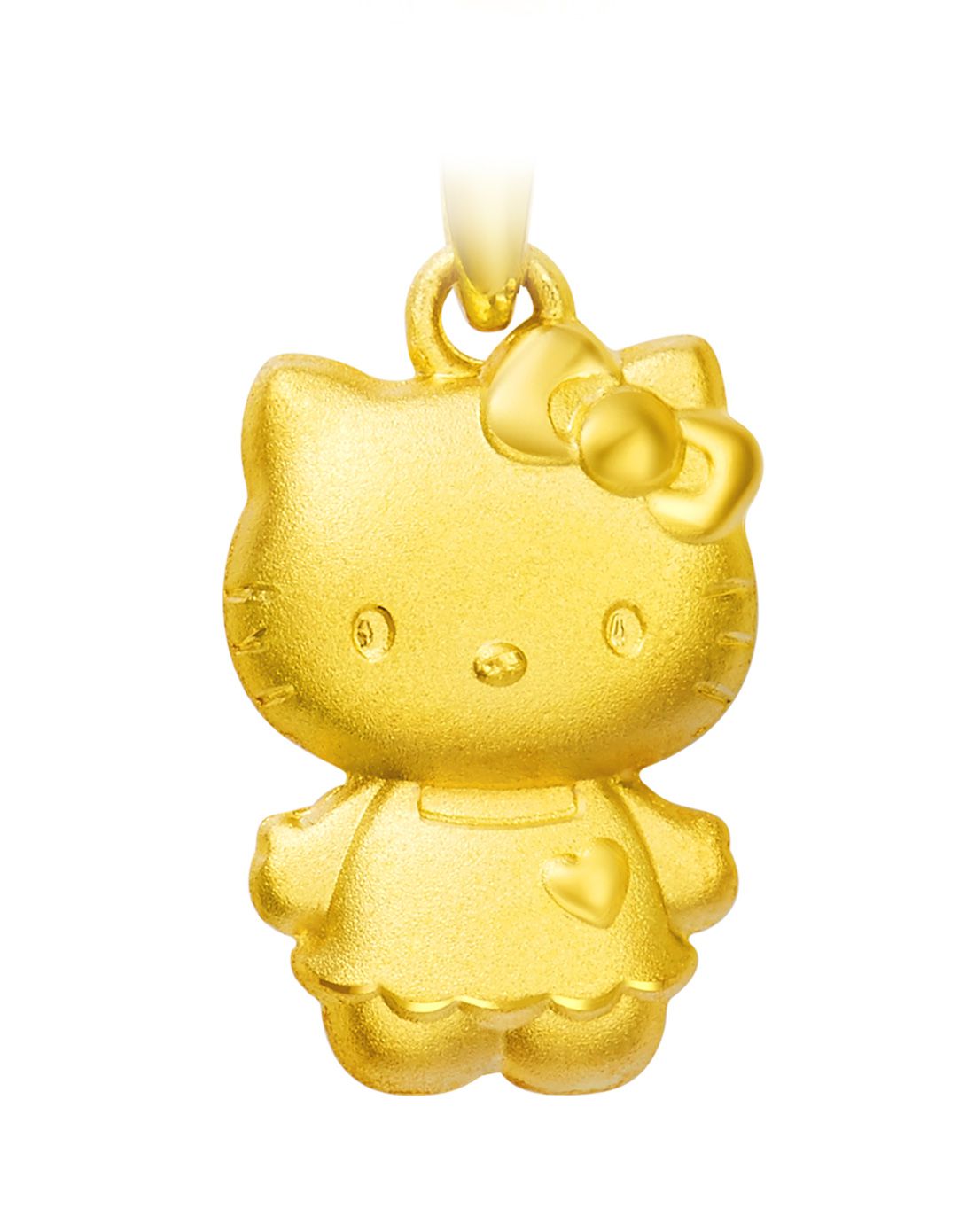 周大福 hello kitty凯蒂猫黄金吊坠(不含项链)