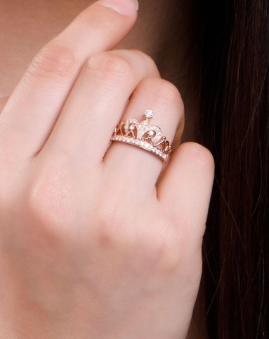 皇冠戒指正确戴的图片图片