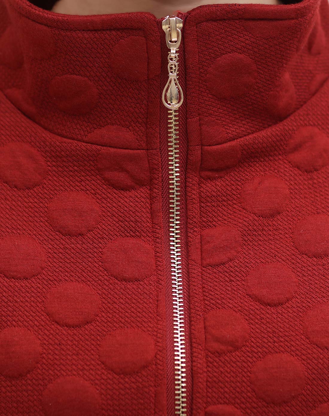 墨红色时尚休闲外套