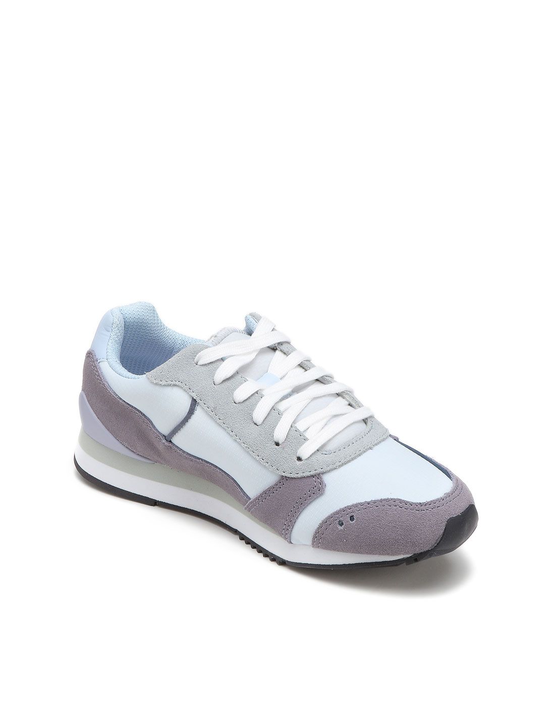 鳄鱼lacoste女士服饰鞋包专场浅蓝/灰紫色时尚运动款休闲鞋子w1212l