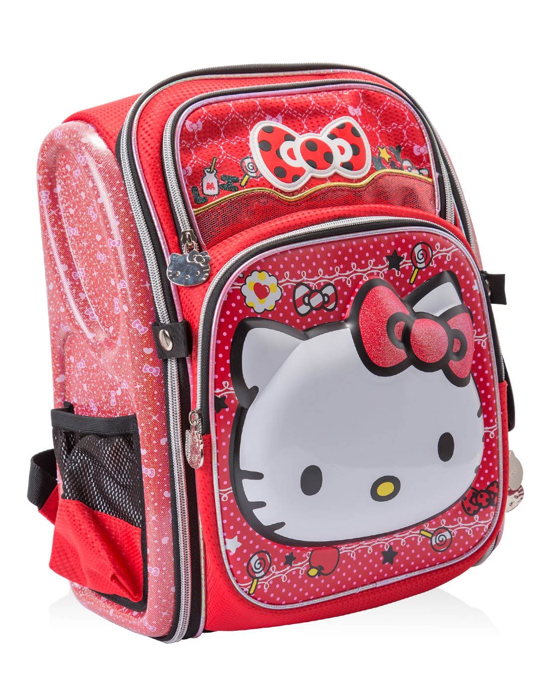 hello kitty凯蒂猫小学生减负书包-红色