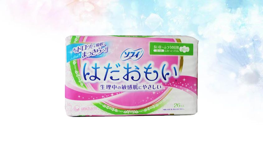 尤妮佳苏菲日用无护翼卫生巾21cm 26片