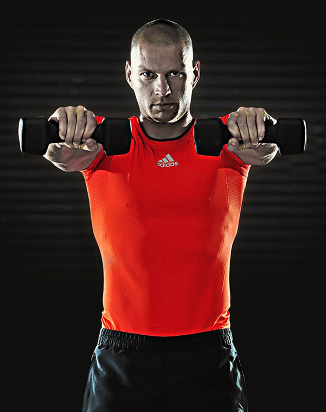 三角防滑浸塑哑铃瘦臂增肌5kg单只