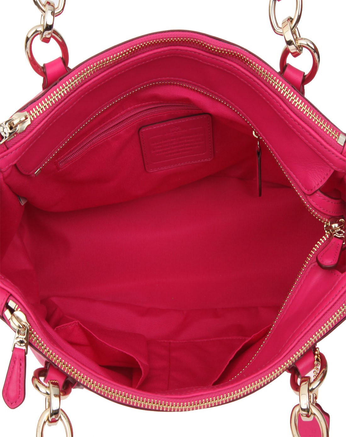 coach包包及配件专场女士纯皮玫红色两用包888067784640_唯品会