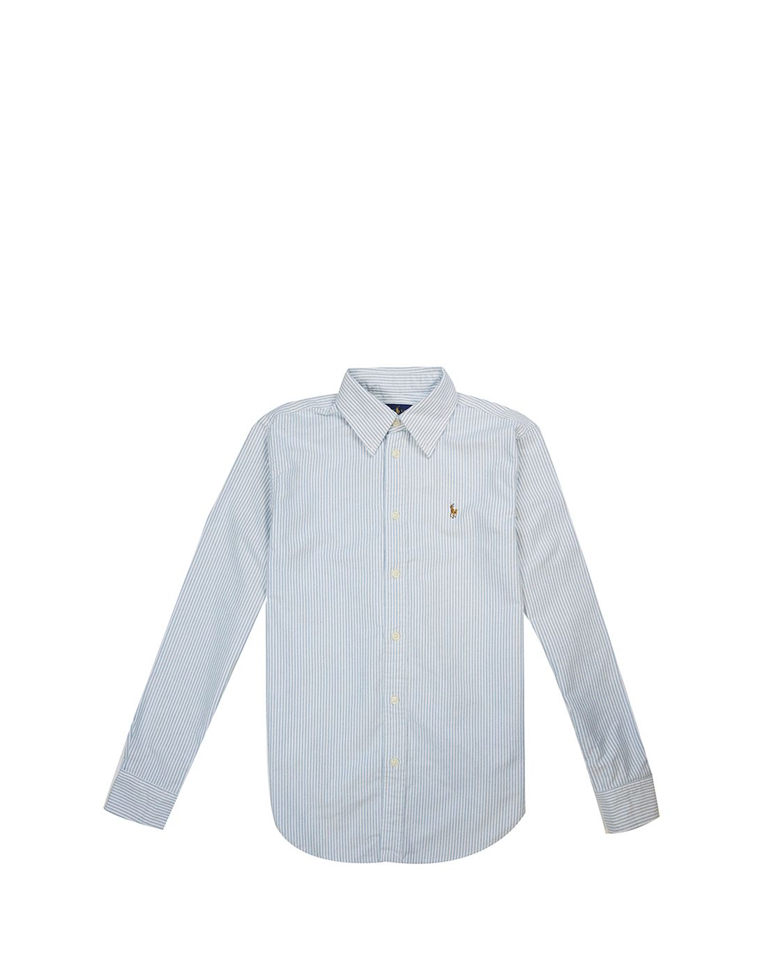 ralph lauren男女上衣专场ralph lauren女士休闲蓝白条纹长袖衬衫