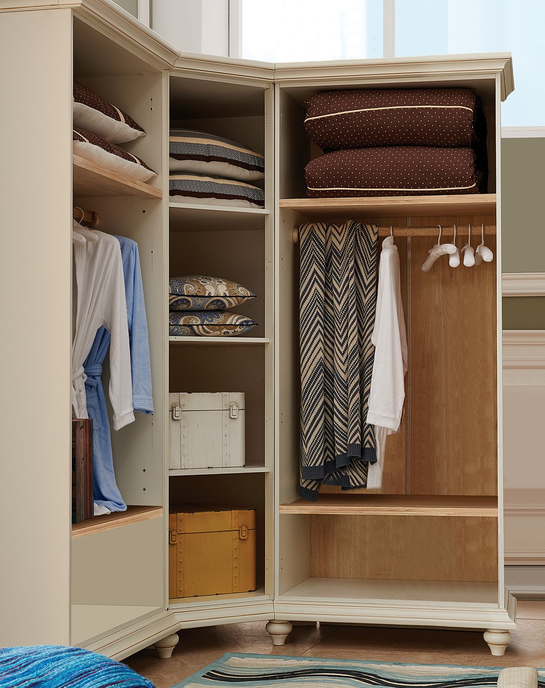 [小美至佳]转角五门大衣柜