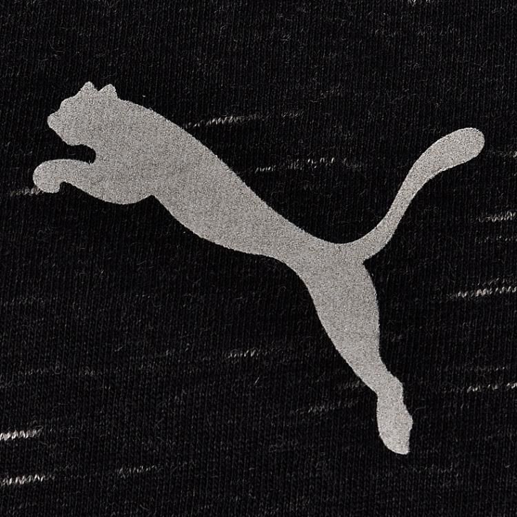 彪马puma 时尚柔软 男子黑色t恤