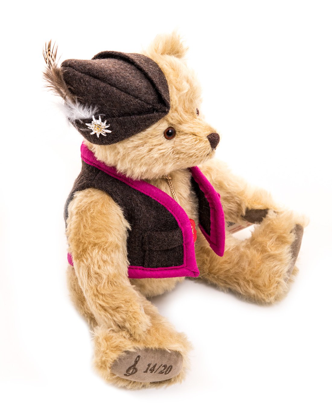 限量版泰迪熊音乐家阿尔伯特(唯品会定制款) 收藏手工版 仿真玩偶 0