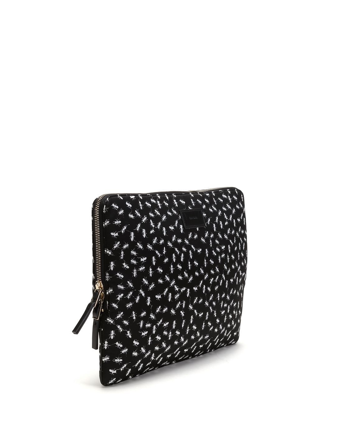 paul smith男款黑色蚂蚁印花实用手提包