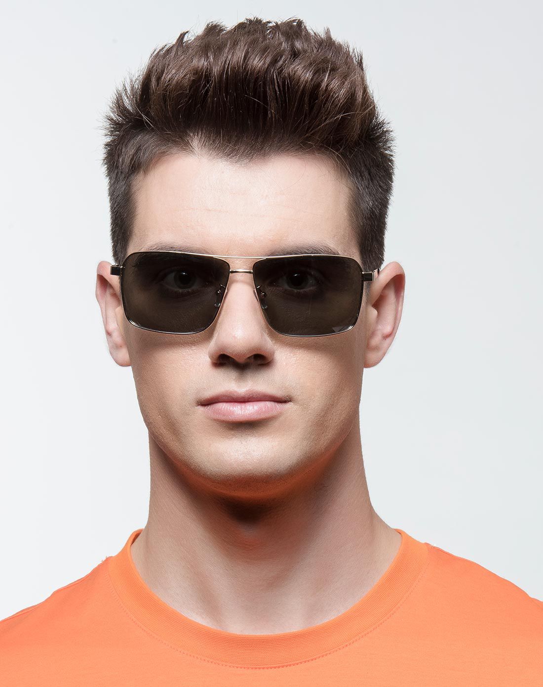 派丽蒙parim眼镜专场派丽蒙 双梁方框商务休闲型男偏光镜11002k1_唯品