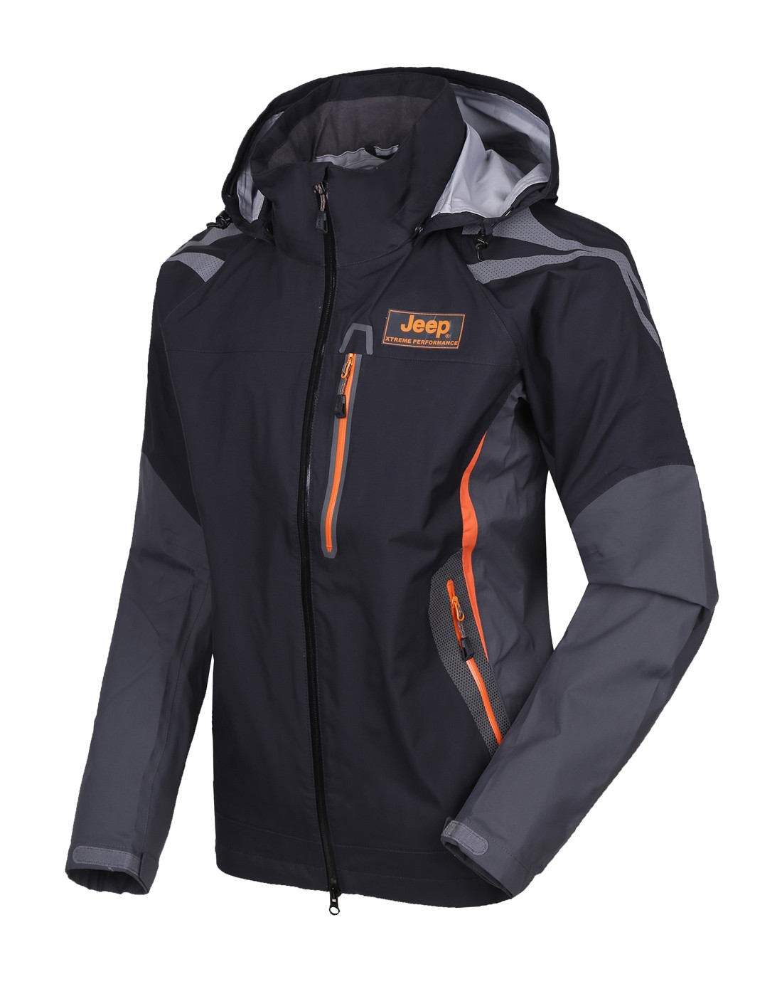 舒适休闲男款黑色冲锋衣