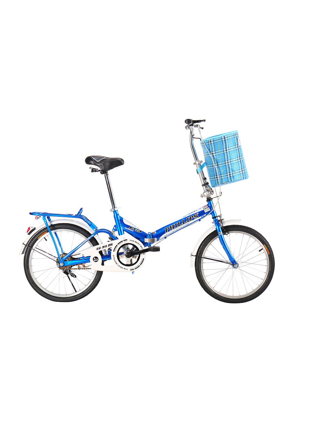 菲利普折叠车16寸后减震自行车城市代步通勤车成人女士轻便单车p3