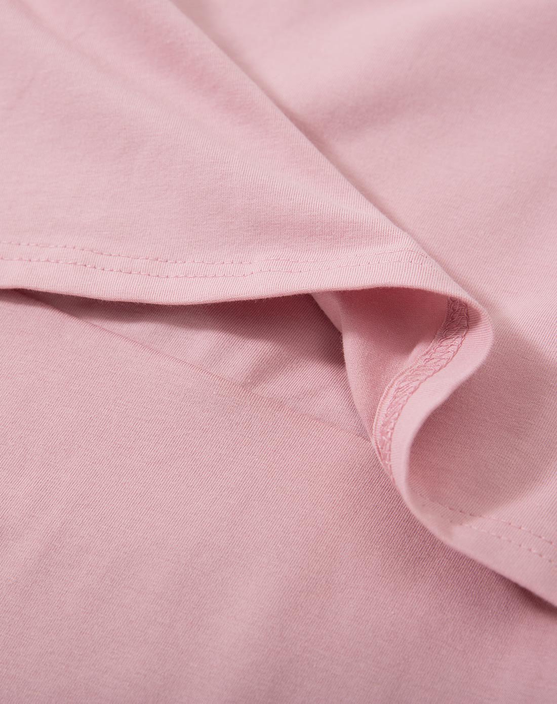 豆沙粉莫代尔孕妇打底衫(素净女孩)