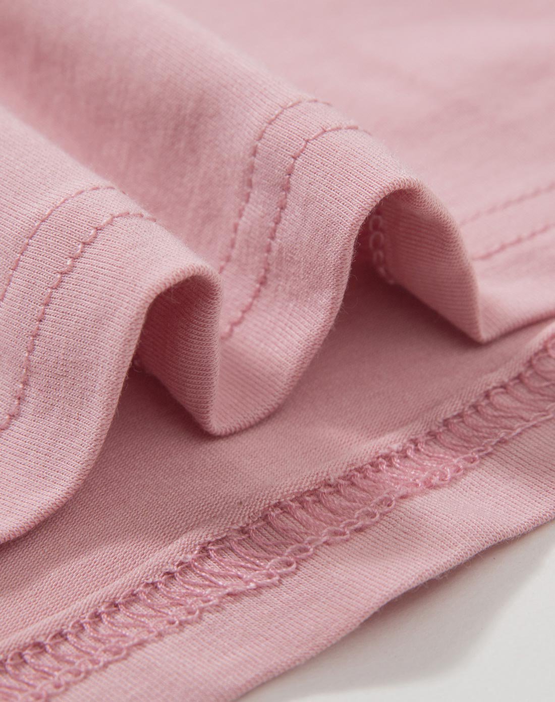 豆沙粉莫代尔孕妇打底衫(素净女孩)