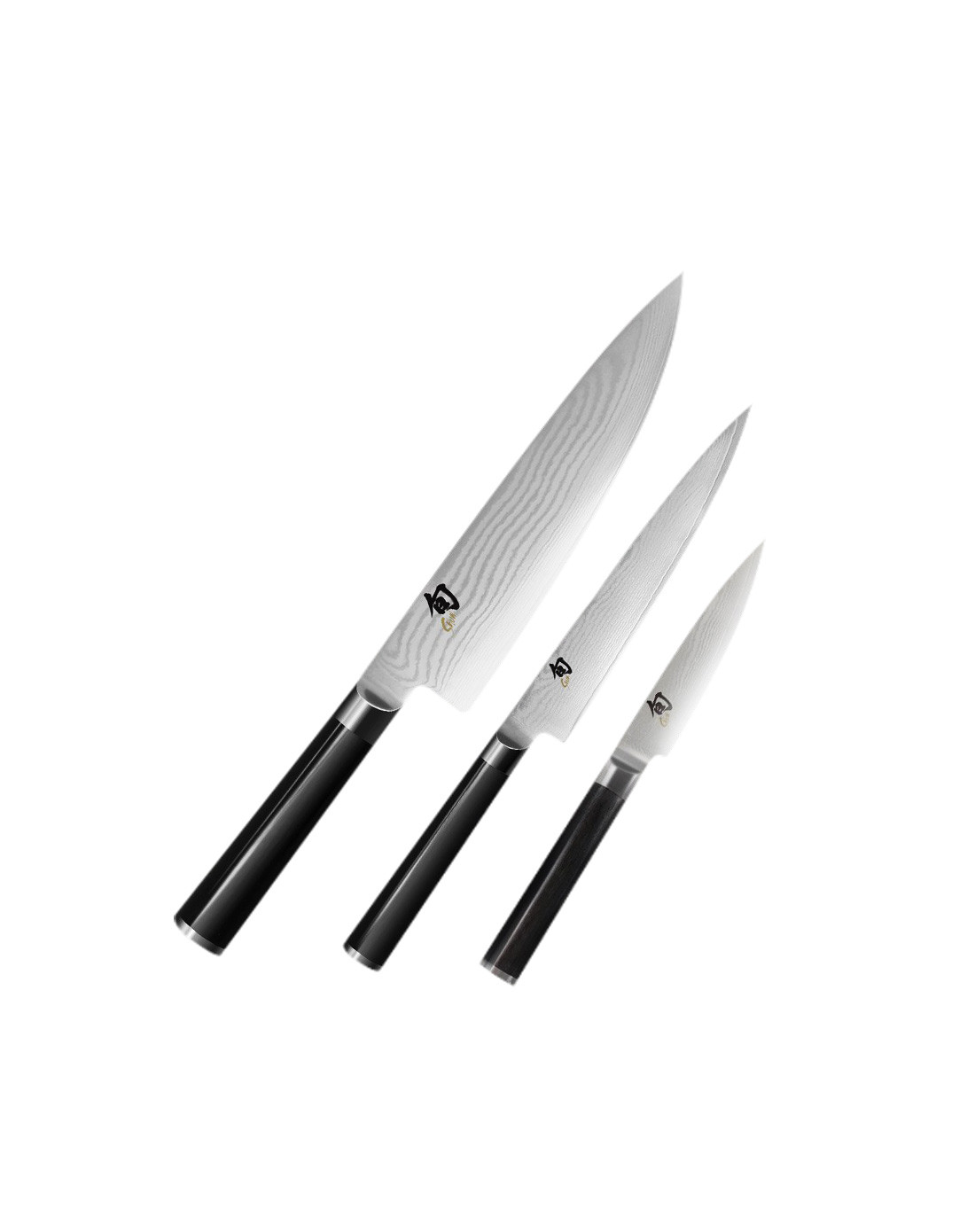 kai贝印 经典奢华旬刀套装(三把装)