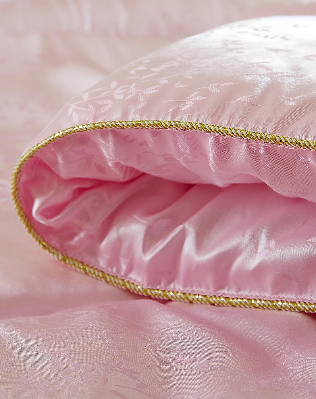 莫代尔大提花桑蚕丝被220*240cm粉色