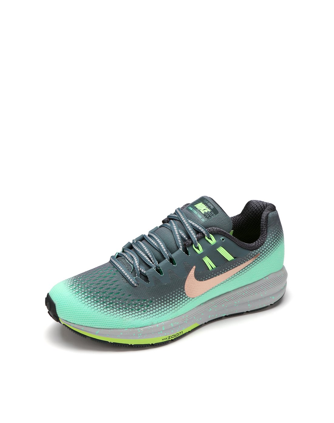 耐克nike air zoom structure 20 shield 女款跑鞋
