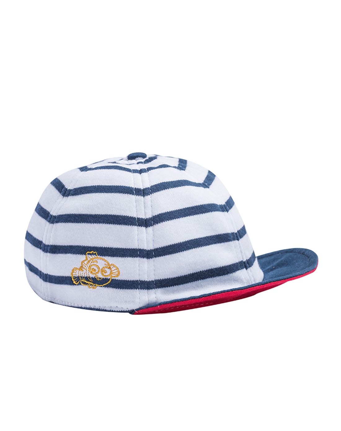 中性蓝白海军风棒球帽