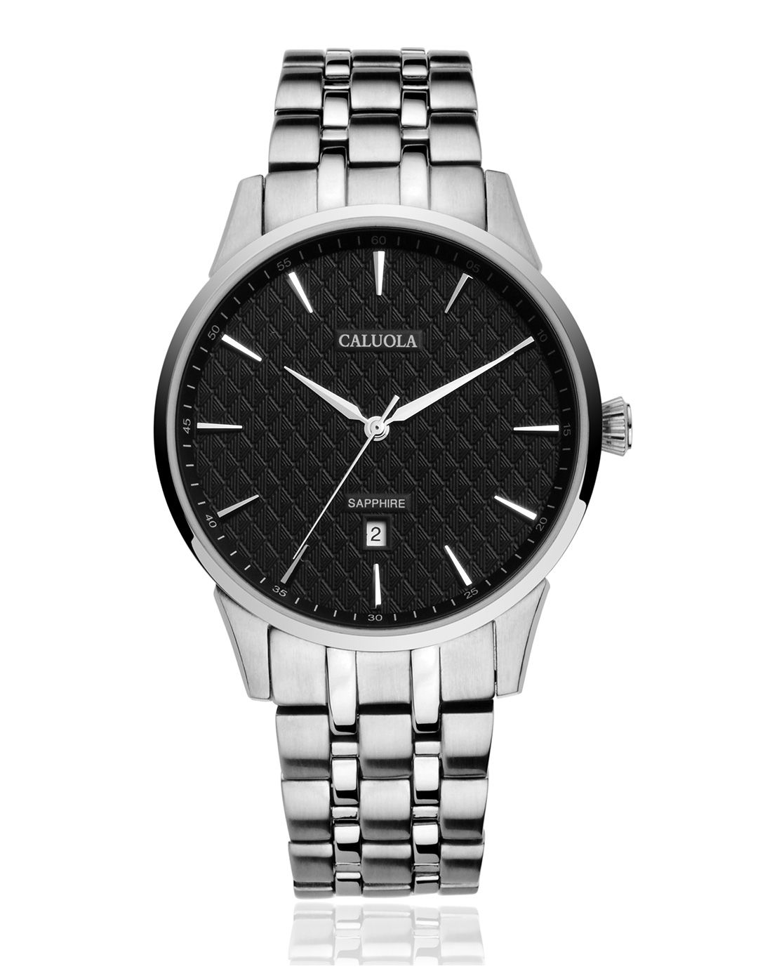 卡罗莱 (唯品专供款)进口机芯实心钢带石英男表