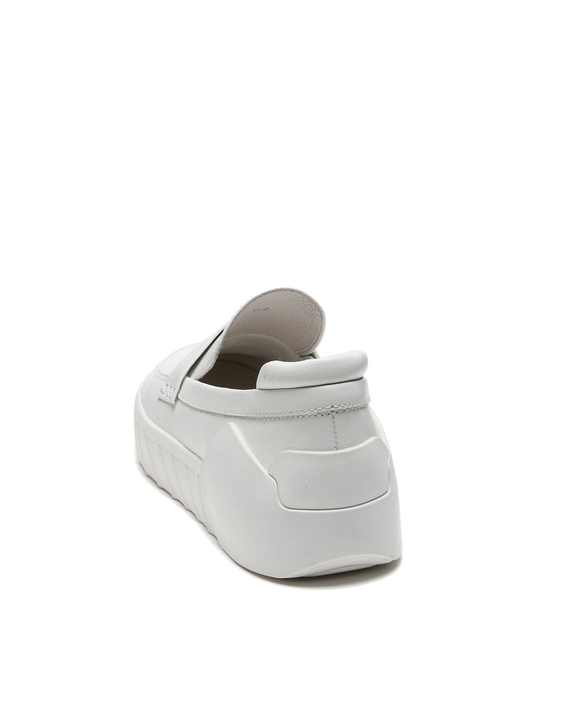 时尚个性平底乐福鞋白色