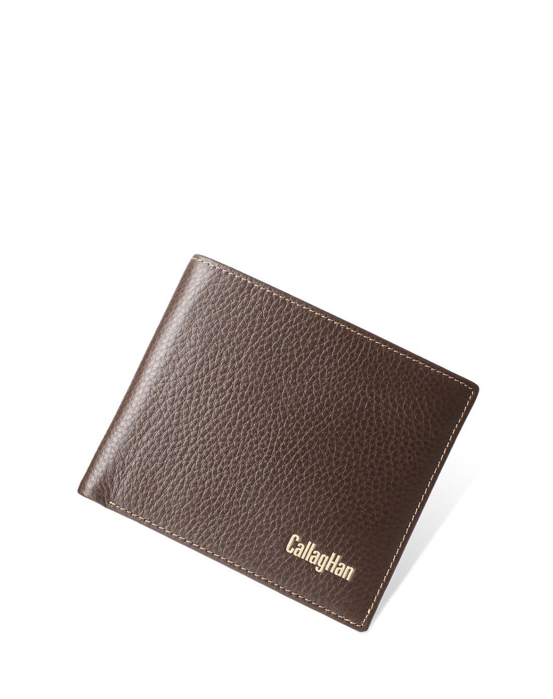 男士头层牛皮质感纹路横款钱包