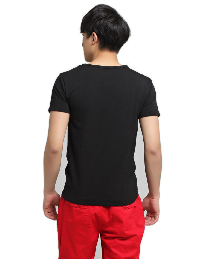 热风hotwind男士黑色耳机t恤01w342601_唯品会