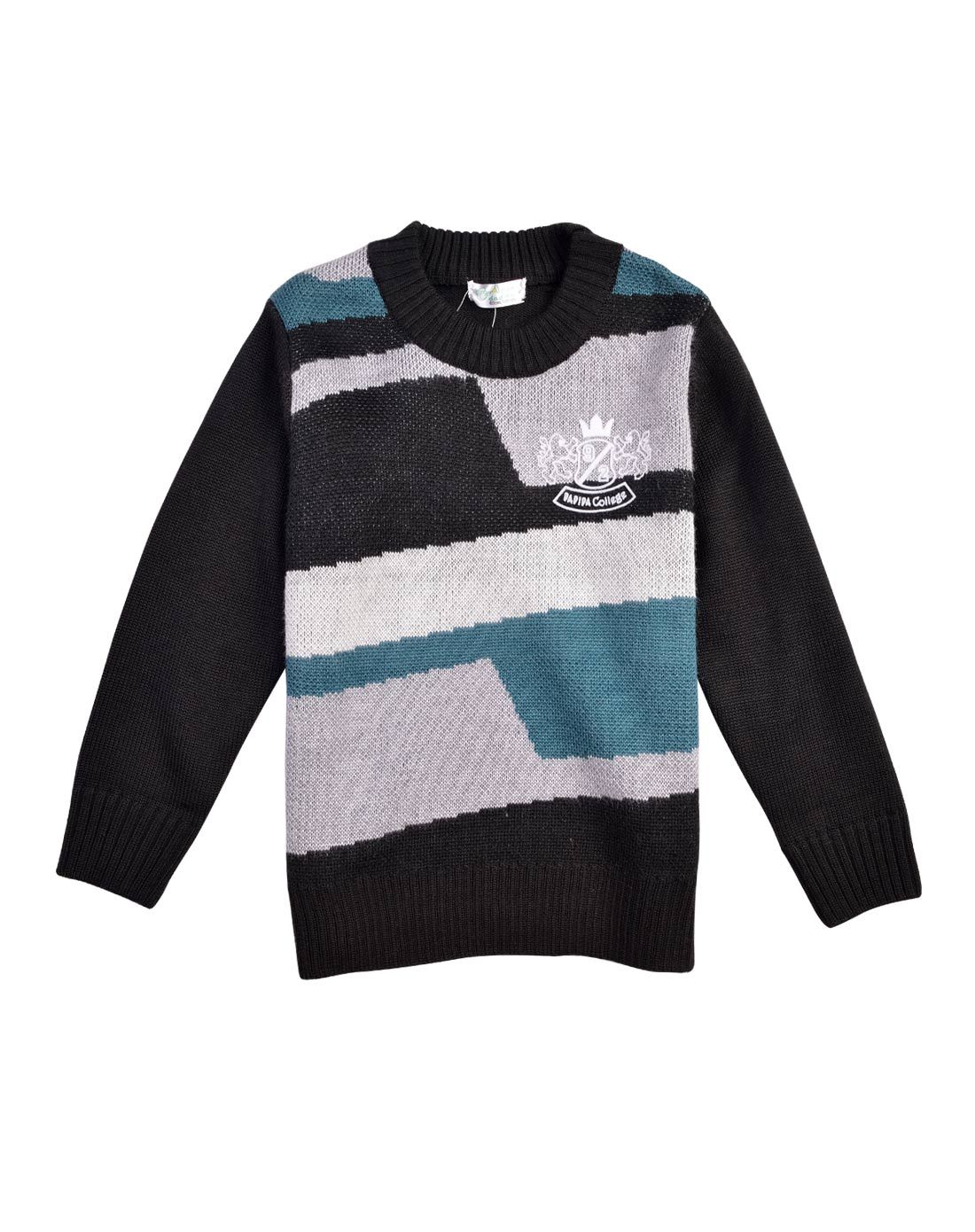 嗒嘀嗒dadida男女童男中童孔雀蓝毛衣alm007725bmbl05_唯品会