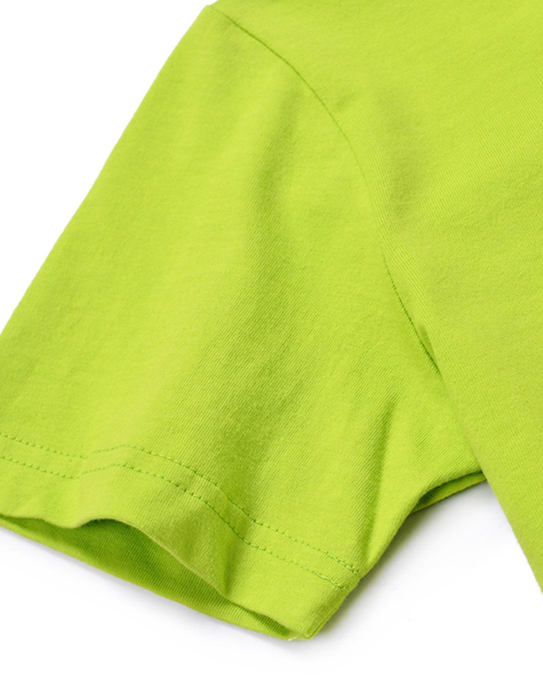 【新品】男童酸橙绿针织短袖t恤