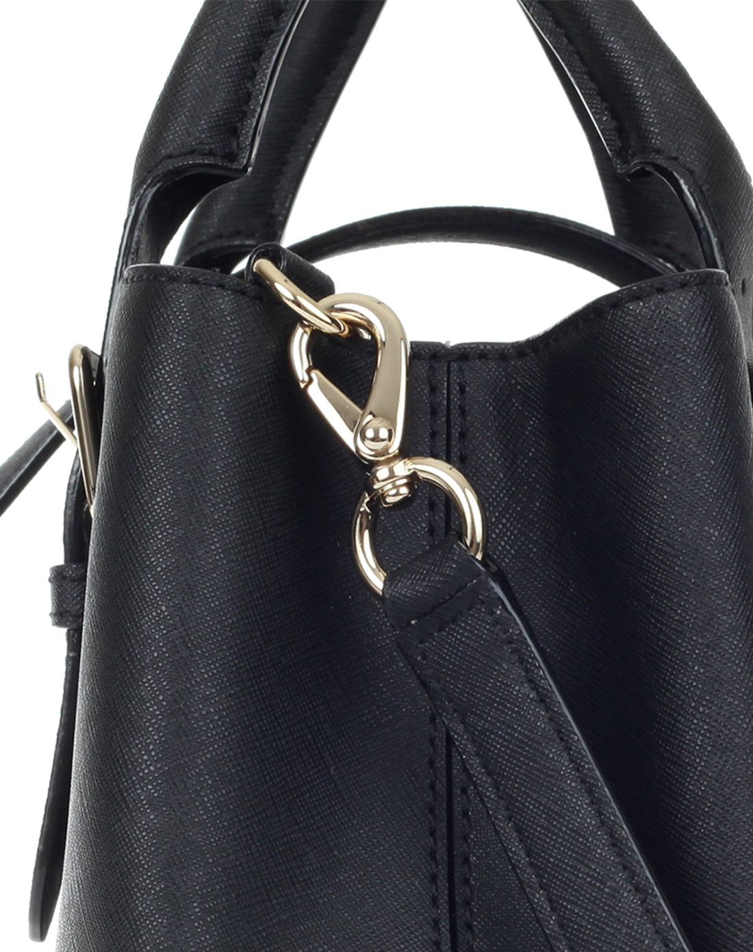 kate spade女士黑色纯皮杀手包