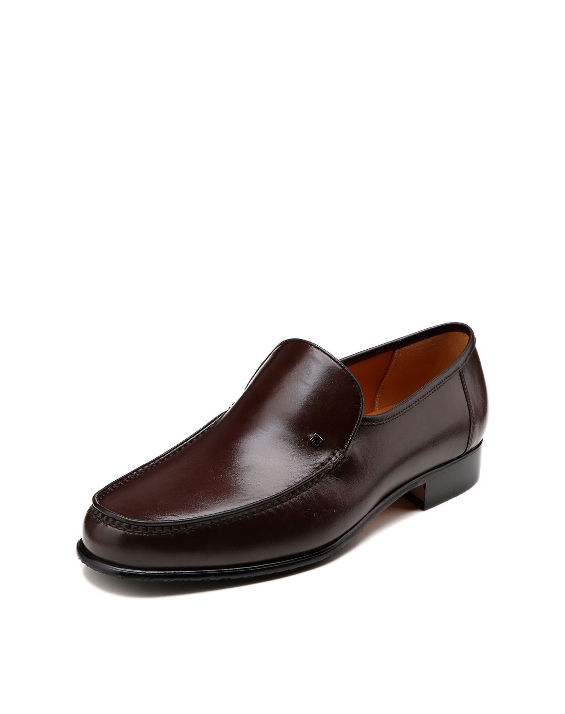 意大利进口 啡色袋鼠皮高档商务皮鞋