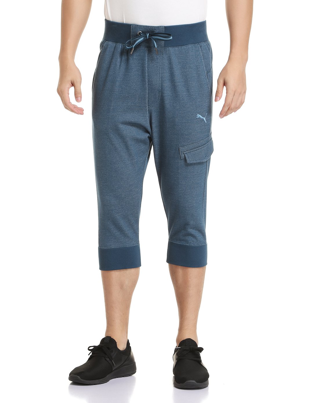 彪马puma 纯棉透气 男款运动七分裤